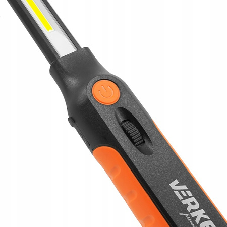 VERKE V87516 LATARKA AKUMULATOROWA WARSZTATOWA LED COB Z MAGNESEM (HAK USB)