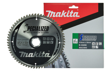 MAKITA B-33299 TARCZA TNĄCA SPECJALIZED 216x30MM 64Z
