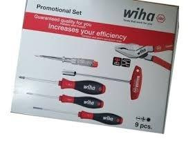 WIHA ZESTAW WKRĘTAKI / KLUCZE NASADOWE 9 SZTUK