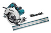 MAKITA HS7611 RĘCZNA PILARKA TARCZOWA 190 mm 1600W + ADAPTER + SZYNA 1,5M