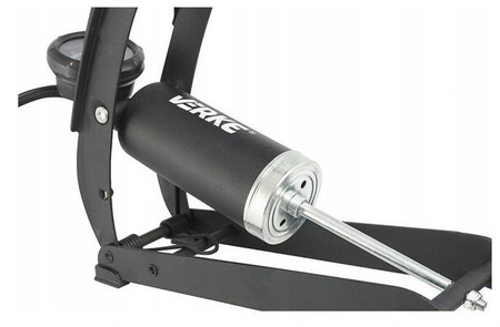 VERKE V83140 POMPKA NOŻNA JEDNOTŁOKOWA Z MANOMETREM