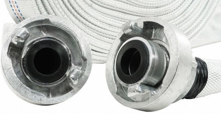 DEGET V60121 WĄŻ DO WODY BRUDNEJ STRAŻACKI 1″ 20m ZŁĄCZKI