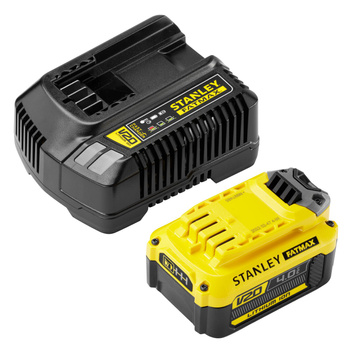 STANLEY FATMAX SFMCB14M1 AKUMULATOR LI-ION 4.0AH 18V V20 + ŁADOWARKA