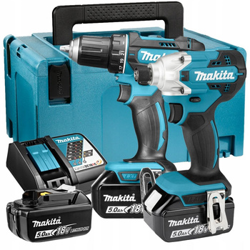 MAKITA DLX2339JX1 WKRĘTARKA + ZAKRĘTARKA + 3x5,0Ah