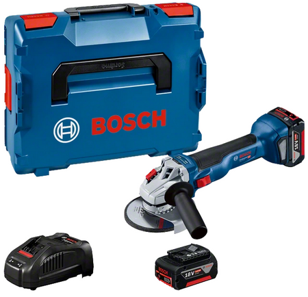 BOSCH GWS 18V-10 SZLIFIERKA 18V 125mm + 2x5,0Ah