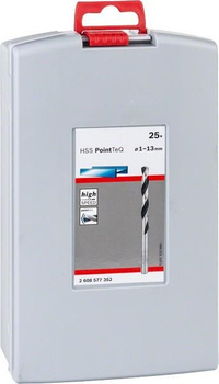 BOSCH ZESTAW WIERTEŁ HSS POINTEQ 1-13mm 25 SZTUK
