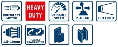 BOSCH GSR 12V-30 Wkrętarka 2x2Ah + osprzęt 37 szt