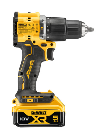 DEWALT DCD100YP2T WIERTARKO-WKRĘTARKA 68Nm 18V XR 5Ah 100 lat
