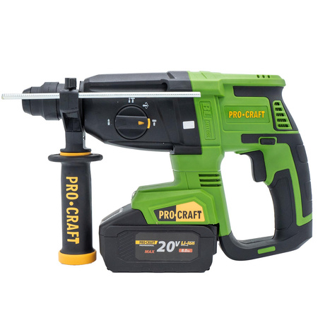 Młotowiertarka akumulatorowa Procraft PHA40 20V 2x AKU Ładowarka