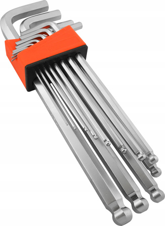 VERKE V35507 ZESTAW KLUCZY IMBUS Z KULKĄ 1,5-14mm 12 SZTUK