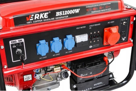 VERKE V60210 AGREGAT PRĄDOTWÓRCZY 6500W 230/400V AVR