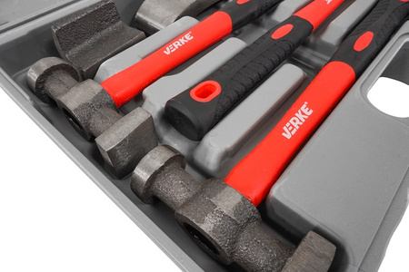 VERKE V86224 ZESTAW NARZĘDZI MŁOTKÓW BLACHARSKICH MŁOTKI BLACHARSKIE DO KAROSERII BLACHY