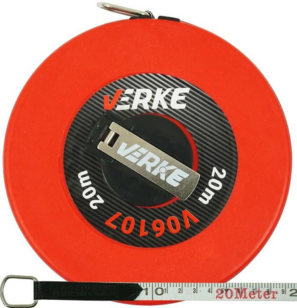 VERKE MIARA TAŚMA MIERNICZA ZWIJANA MIARKA 20M V06107