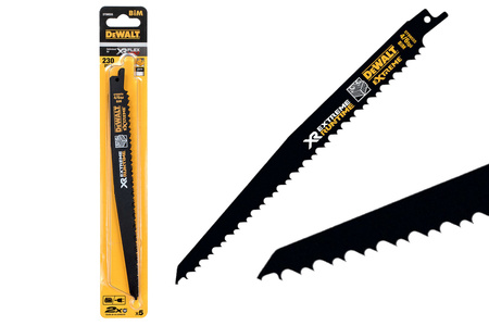 DEWALT DT99555 ZESTAW BRZESZCZOTÓW DO PIŁ SZABLASTYCH 5SZT