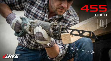 VERKE V86618 BRZESZCZOT DO PIŁY SZABLASTEJ DO CEGIEŁ BETONU PUSTAKÓW 455mm