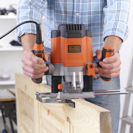 BLACK DECKER KW1200EKA FREZARKA GÓRNOWRZECIONOWA 1200W