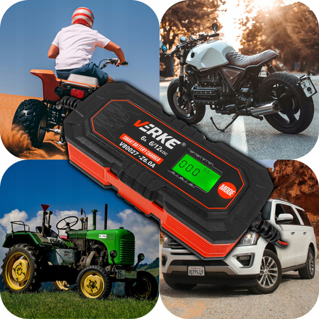 VERKE PROSTOWNIK ŁADOWARKA AKUMULATORA 6V 12V 6A