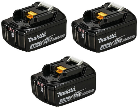 MAKITA DLX2284J1 Wkrętarka DDF485 Szlifierka DGA504 3x3,0Ah