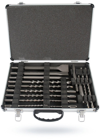 MAKITA Zestaw Wierteł i Dłut w Aluminiowej walizce