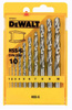 DeWALT DT5921 ZESTAW WIERTEŁ DO METALU HSS-G 10 szt