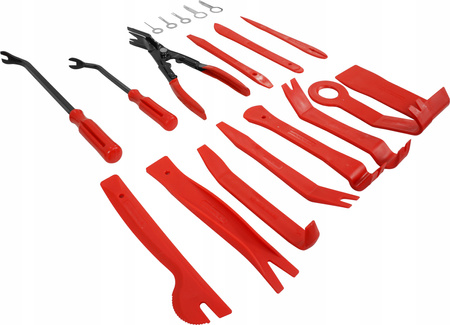 VERKE V86291 ZESTAW ŚCIĄGACZY ŚCIAGACZE DO TAPICERKI 19 pc