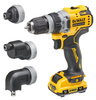 DeWALT DCD703L2T WKRĘTARKA GŁOWICE 4w1 12V + 2x3,0Ah