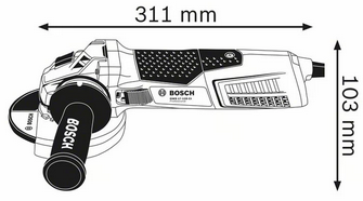 BOSCH GWS 19-125 CIE SZLIFIERKA KĄTOWA 1900W 125mm