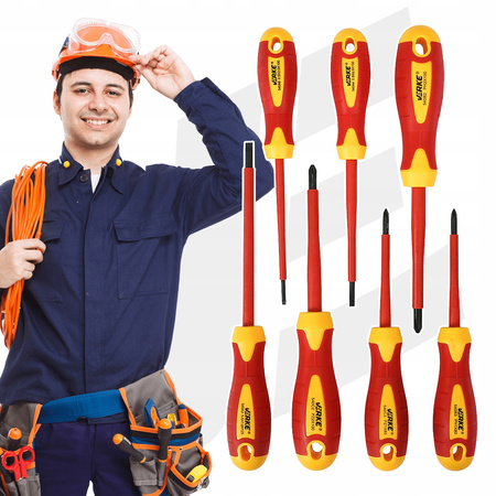 VERKE V86425 ZESTAW WKRĘTAKÓW IZOLOWANYCH 1000V S2