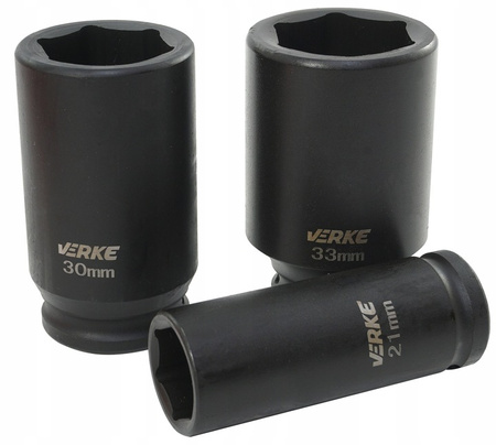 VERKE V39463 ZESTAW NASADEK UDAROWYCH 1/2" 10-38mm