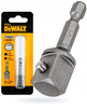DEWALT DT7512 ADAPTER UDAROWY Z SZEŚCIOKĄTA 1/4" NA KWADRAT 1/2", Z PINEM BLOKUJĄCYM