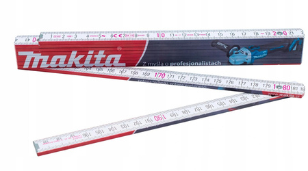 MAKITA R-0193 DREWNIANA MIARA MIARKA SKŁADANA 2M