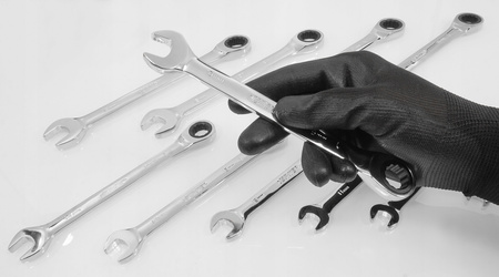 VERKE V35402 KLUCZE PŁASKIE PŁASKO OCZKOWE Z GRZECHOTKĄ