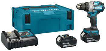 MAKITA DHP489RTJ WKRĘTARKA 18V UDAR 73Nm + 2x5,0Ah