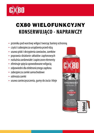 CX80 PŁYN KONSERWUJĄCO - NAPRAWCZY 500ML