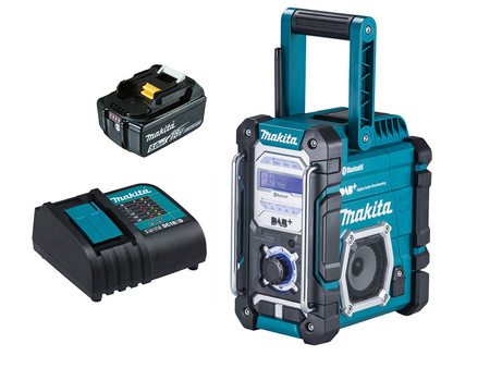 MAKITA DMR112 Radio Budowlane DAB+ BLEUTOOTH + 5Ah + ŁADOWARKA