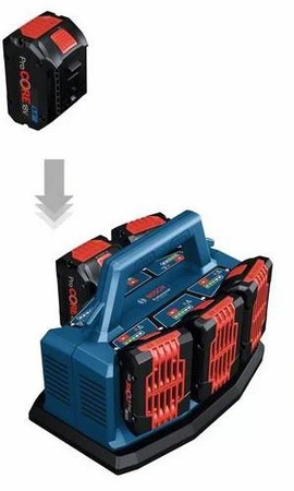 BOSCH GAL 18V6-80 ŁADOWARKA 6-STANOWISKOWA 18V