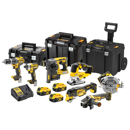 DEWALT DCK755P3T ZESTAW COMBO 7 NARZĘDZI AKUMULATOROWYCH  18V XR