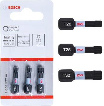 BOSCH ZESTAW BITÓW UDAROWYCH IMPACT T20 T25 T30