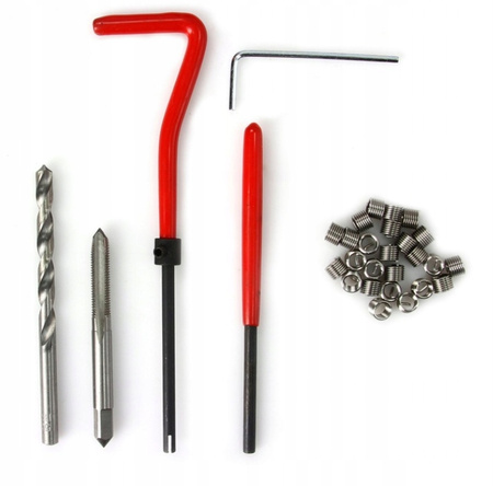 VERKE V86230 ZESTAW NAPRAWCZY GWINTÓW VERKE V86230 131 CZĘŚCI M5-M12