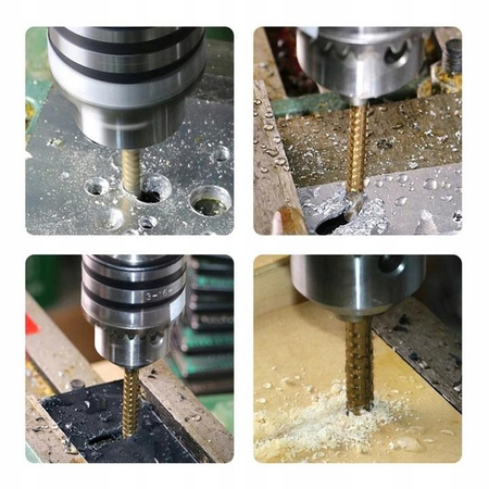 VERKE ZESTAW WIERTEŁ STOPNIOWYCH I FREZUJĄCYCH 6el V05051