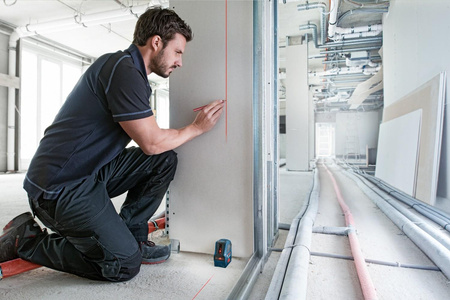 BOSCH GLL 2-10 LASER KRZYŻOWY CZERWONY 10M IP54