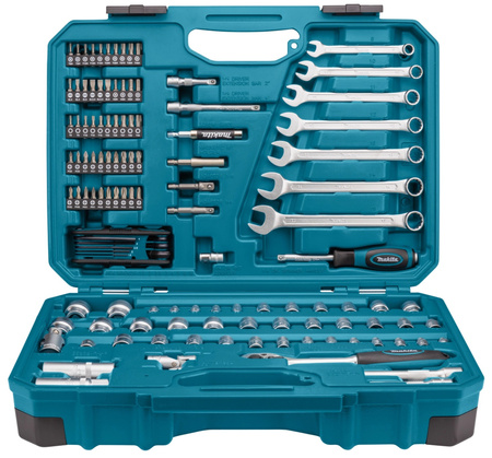 MAKITA E-06616 ZESTAW NARZĘDZI RĘCZNYCH 120 szt