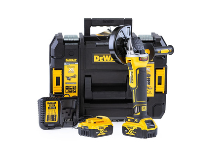 DeWALT DCG405P2 SZLIFIERKA BEZSZCZOT. 18V 2x 5,0Ah