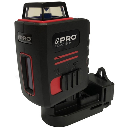 PRO LK-2V360H Laser krzyżowy 360° uchwyt + etui