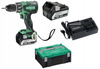 HITACHI DV18DBSLWP Wiertarko Wkrętarka 18V 2x5,0Ah