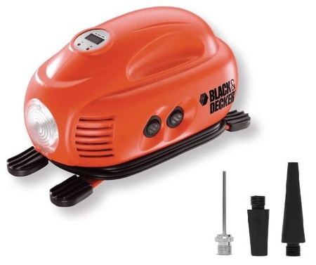 BLACK+DECKER ASI200 KOMPRESOR 12V 8,3 BAR POMPKA