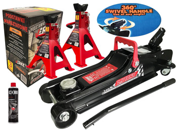 VERKE PODNOŚNIK LEWAREK 2,5T 360 PODSTAWKI 3T PREPARAT DO KOKPITU CX80