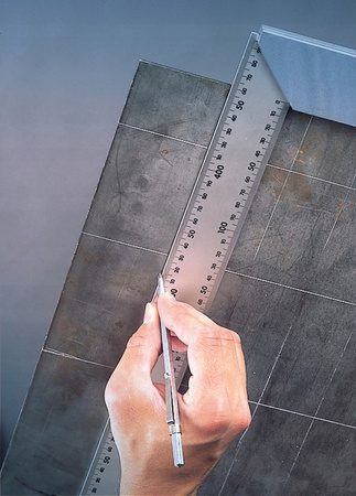 VERKE V05037 RYSIK TRASERSKI DO SZKŁA METALU CERAMIKI ŚLUSARSKI 14cm WĘGLIK WOLFRAMU