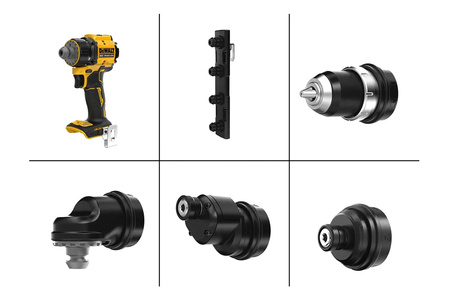 DEWALT DCD803N 68Nm AKUMULATOROWA WIERTARKO-WKRĘTARKA 18V XR • WYMIENNY SYSTEM GŁOWIC