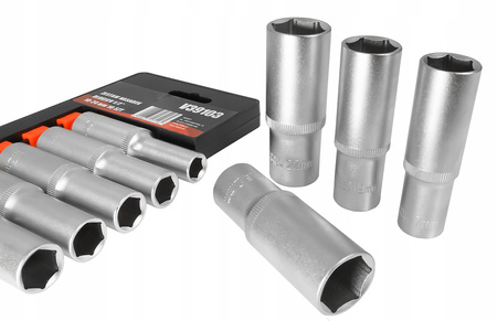 VERKE V39103 ZESTAW NASADEK DŁUGICH 1/2'' 10-24 mm